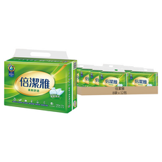 倍潔雅 抽取式衛生紙 100張, 12包, 8袋