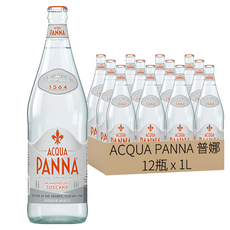ACQUA PANNA 普娜 天然礦泉水, 1L, 12瓶