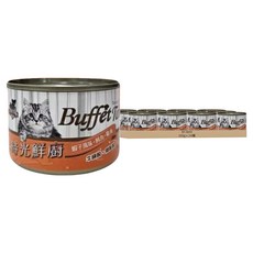 MR.BAR 時光鮮廚白肉貓罐 鮪魚+雞肉+蝦子 貓咪濕糧, 鮪魚, 雞肉, 蝦子, 160g, 24罐