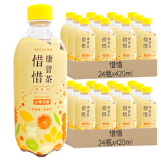 惜惜 康普茶 台灣香檬氣泡, 420毫升 x 24瓶, 420ml, 48瓶
