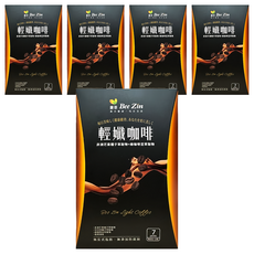 Bee Zin 康萃 美活非洲芒果咖啡 7包/盒 含非洲芒果種子萃取+綠咖啡豆萃取物, 12g, 5盒