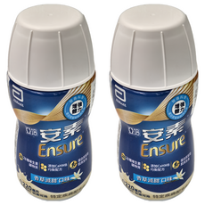 Abbott 亞培 Ensure 安素 隨身瓶HMB升級配方 香草減甜口味, 220ml, 2瓶