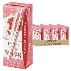 gomgom 草莓牛奶，190ml, 48入