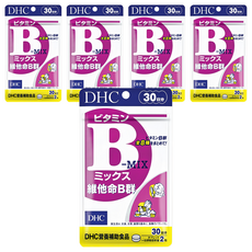 DHC 維他命B群, 30日份, 含維生素B1, 維生素B2, 維生素B6, 維生素B12, 200mg, 60顆, 5包