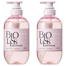 KOSE 高絲 BIOLISS 苾歐莉絲 PURE系列 毛躁對策修護洗髮精, 480ml, 2瓶