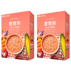 波堤寶寶 寶寶粥 好壯牛牛蘋果, 750g, 2盒
