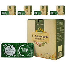 BellWishes 貝爾威旭 幸福約錠 蔬果酵素B群發泡錠, 24錠, 1.9g, 5盒