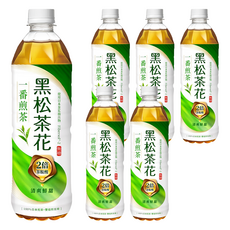 黑松茶花 一番煎茶, 580ml, 6瓶