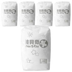 Miss B Kiss 美貝奇 嬰兒黏貼型紙尿褲 3~6kg, S, 350片