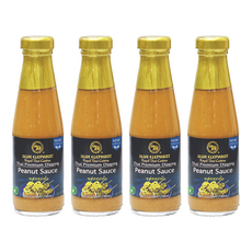 BLUE ELEPHANT 藍象 花生沙嗲沾醬, 4個, 190ml