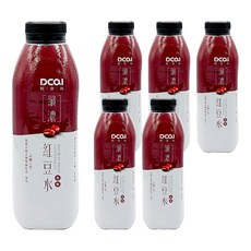 So yes Food 松葉美食 纖濃紅豆水, 6瓶, 960ml