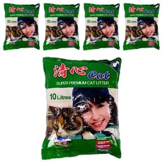 清心Cat 破碎細貓砂 5包 10L 綠茶香