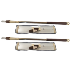 德利生活 鋁合金平板大拖把組, 加長加大加寬, 濕拖乾爽兩用, 360°可旋轉, 47cm, 2組