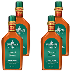 Clubman 甜蘭姆酒 鬍後水 177ml 男士刮鬍後護理 清新香氛 舒緩保濕, 4瓶