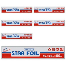 STAR FOIL 鋁箔紙, 60m, 6個