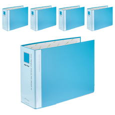 ECO Chungwoon 彩色活頁夾 2孔 9 x 7cm, 天藍色, 5入