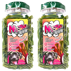 m star 四星潔牙骨,草本,1.3kg,2桶,深層清潔牙齒,維護牙齦健康,適合各年齡段狗狗