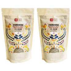 源順食品 芝麻燕麥堅果飲 全素 無添加糖, 400g, 1入, 2包