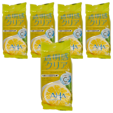 BCL AHA 柔膚潔面皂 透嫩 維他命C, 100g, 5包