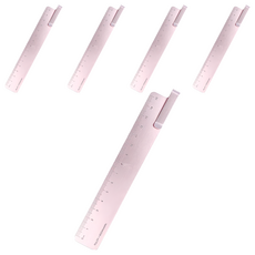 KaCO RUMA 金屬書籤尺, 玫瑰金, 5支