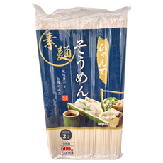 matsudaisoba 松代蕎麥善屋 善屋素麵 (中), 600g, 烹煮時間2分鐘, 1包