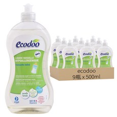 ecodoo 奶瓶專用環保清潔劑, 500ml, 9瓶