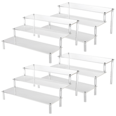 壓克力展示架 40cm 3層, 透明色, 4個