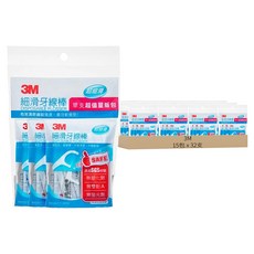 3M Clinpro 細滑牙線棒, 32支, 15包
