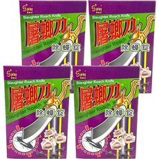 Spring 斯普林 屠蟑刀除蟑錠，12顆入，防治蟑螂, 3.5g, 4盒