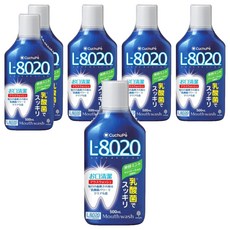 KOKUBO 勁爽乳酸菌漱口水, 500ml, 添加專利乳酸菌, 減少蛀牙, 口感溫和無刺激, 預防口腔異味, 清新口氣, 6瓶