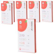 LORENZ 天然蔬果泥 寵物用 Set 8入, 高纖維，支持消化系統健康, 紅薯蘋果, 120g, 6盒