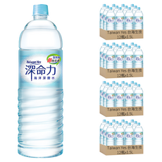 Taiwan Yes 台海生技 深命力 鹼性元素海洋深層水, 1.5L, 48瓶
