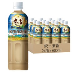 統一 麥香 阿薩姆奶茶, 600ml, 24瓶