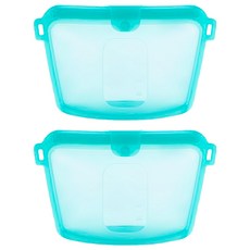 sillymann 100%鉑金矽膠密封袋 350ml, 小(S), 1入, 2個