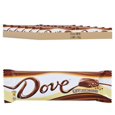 德芙 輕巧脆心巧克力, 38g, 12條