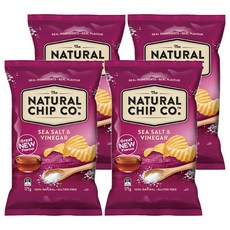 NATURAL CHIP CO. 波浪厚片洋芋片 海鹽酸醋口味, 175g, 4包