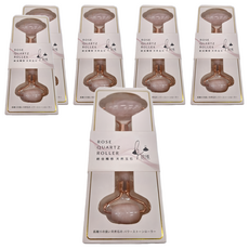 BEAUTYOUNG 妝漾 冰晶玉石按摩滾輪, 天然粉晶玉石, A336, 6個