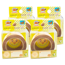 ANPANMAN 麵包超人 Smile Plus 紙膠帶, 22.5mm寬, APS+A, 4個
