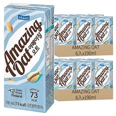 Maeil AMAZING OAT 燕麥奶, 無糖, 芬蘭燕麥, 190mL, 12入
