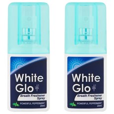 澳洲 White Glo 口腔清新噴霧 20ml 清新口氣 隨身攜帶 薄荷清香, 2瓶