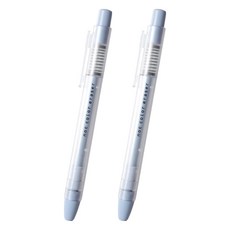 sun-star noc color eraser 按壓出芯橡皮擦, 附筆夾 橡皮擦芯直徑5mm 雙層結構筆身, 天空, 2個
