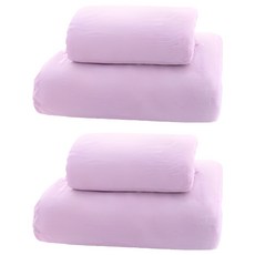 珊瑚絨毛巾浴巾組 C299 2入, 夢幻紫, 2包