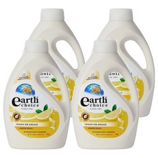 Earth Choice 植萃洗碗機洗碗粉 1kg - 強效去油, 檸檬清香, 4瓶