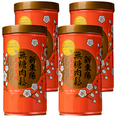 新東陽 黑豬無糖肉鬆 低GI輕食無負擔, 255g, 4罐