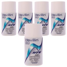 LaVILIn 蘭味蓮 48小時持久腋下滾珠體香劑 男性專用, 5個, 65ml