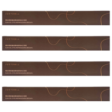 JUDYDOLL 橘朵 精準描繪眼線膠筆 0.06g, 02 深棕色, 4件