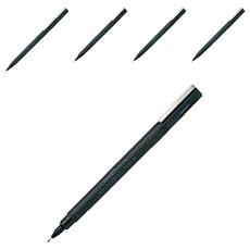 Uni 三菱 PIN03-200代用針筆 黑, 6入