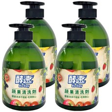 do it 多益得 酵速蔬果清洗劑, 500ml, 酵素洗淨不殘留, 吃得放心, 4瓶