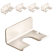 懶角落 浴室壁掛吹風機架 60 x 13 x 10cm 白色 6個