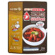 GOODPOKKI 4分鐘快煮年糕 炸醬口味, 343g, 1包